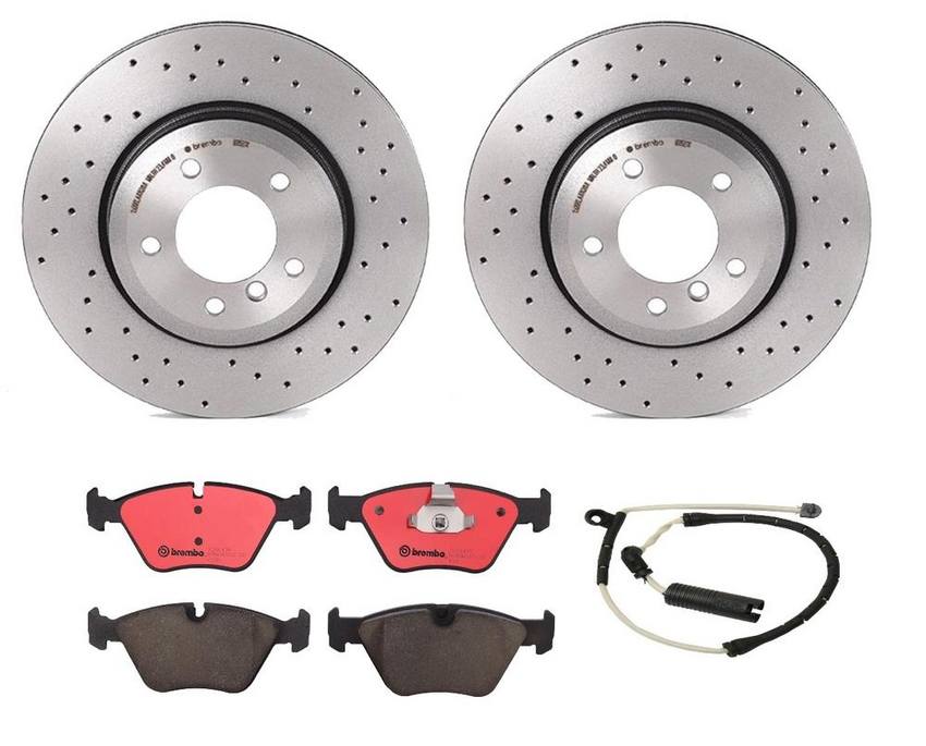 Brembo Brake Pads and Rotors Kit - Front (325mm) (Xtra) (Ceramic)